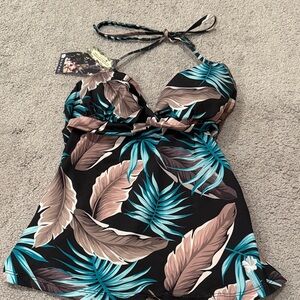 Hapari Halter Tankini Top